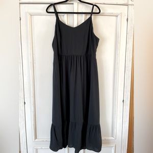 Old Navy XL Black Midi Dress
